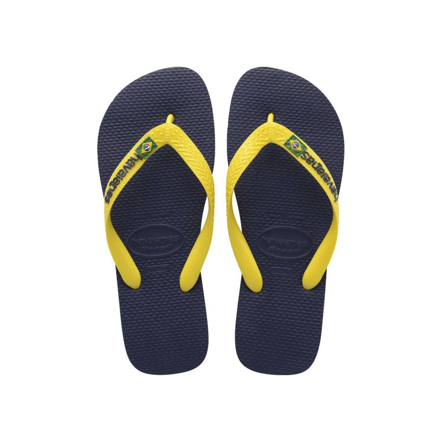Havaianas Brasil Logo flip-flop papucs, sötétkék - MYBRANDS.HU