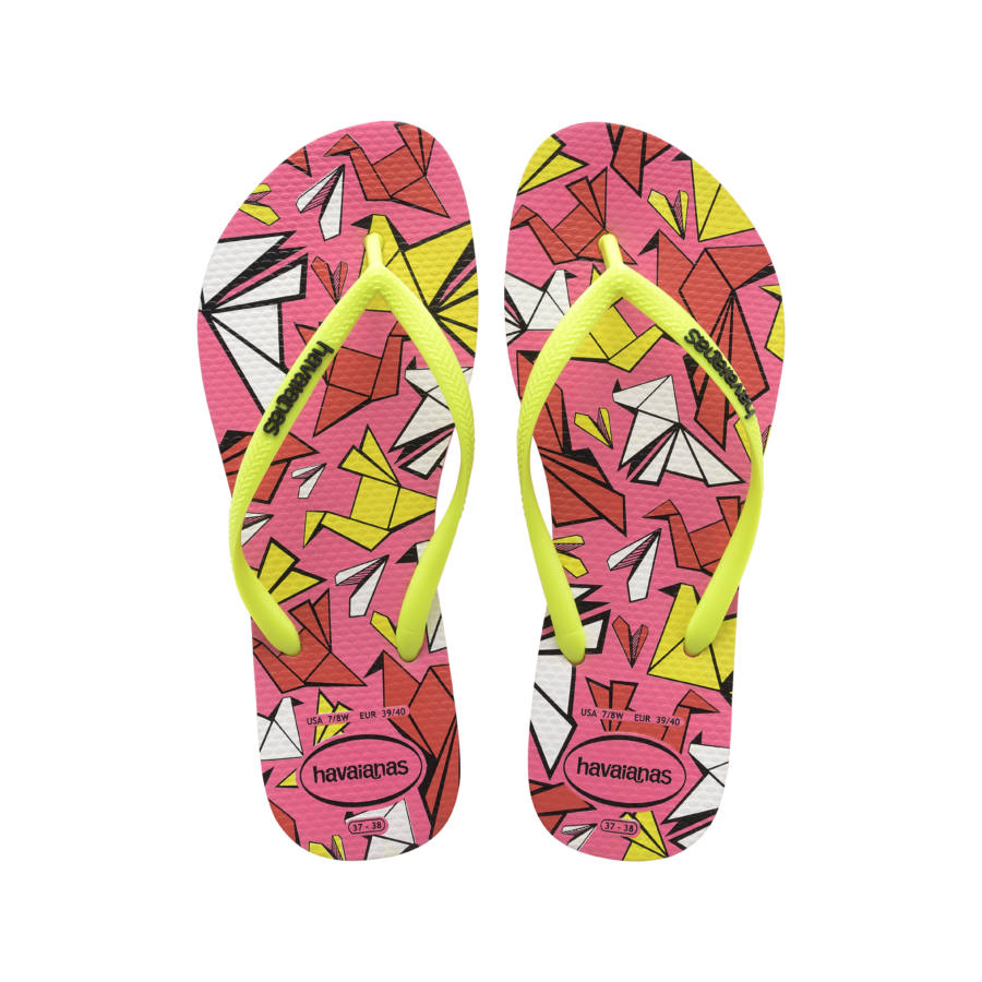 Havaianas Slim Cool flip-flop papucs, rózsaszín mintás - MYBRANDS.HU