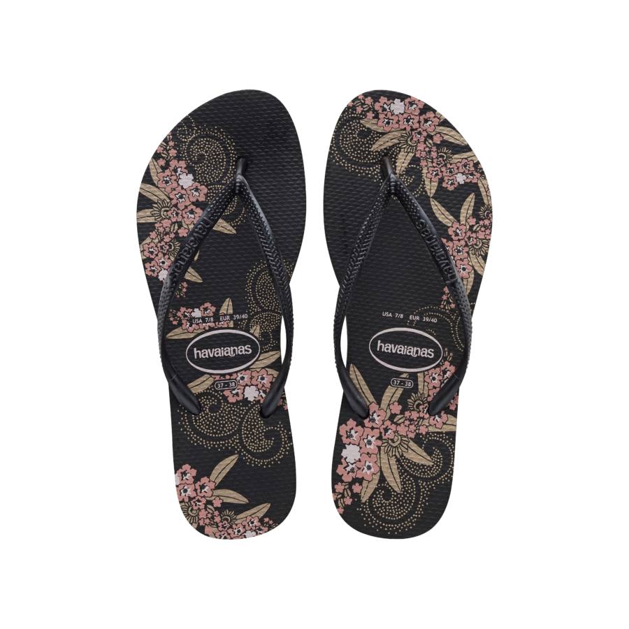 Havaianas Slim Organic flip-flop papucs, fekete - MYBRANDS.HU