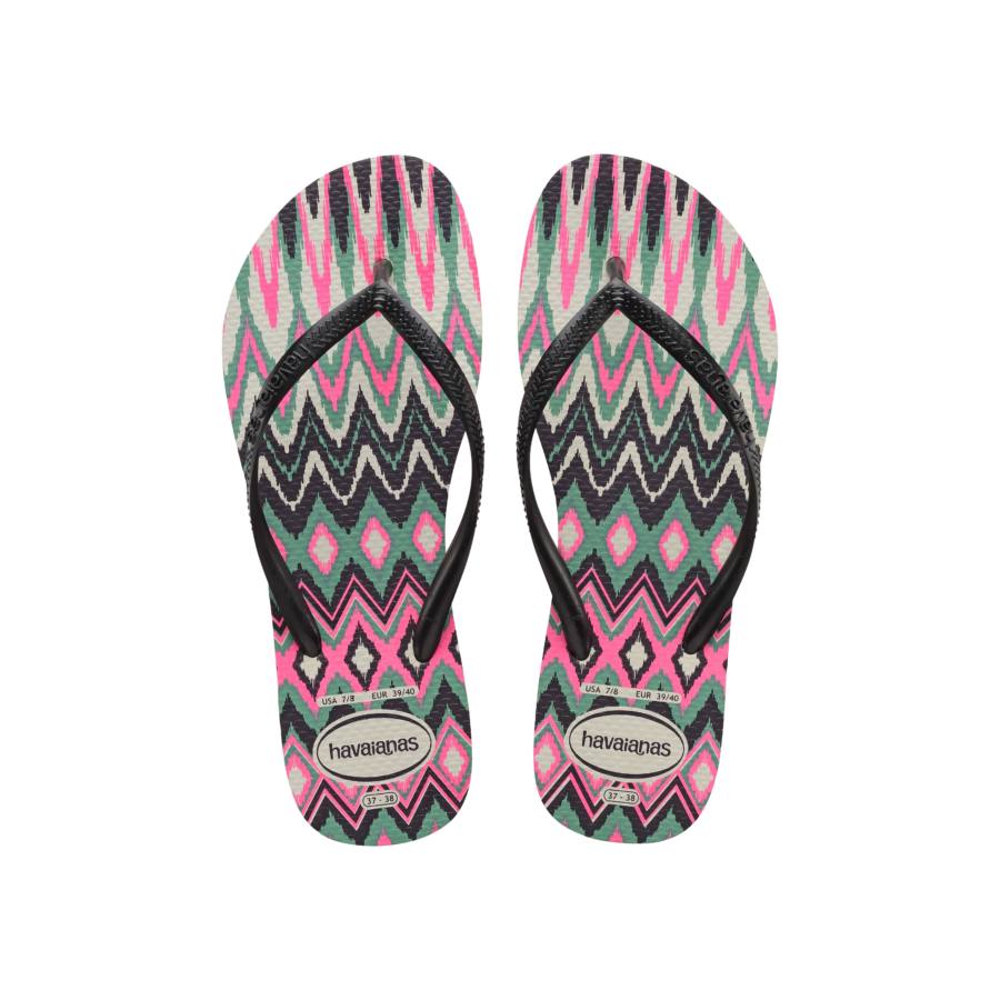 Havaianas Slim Tribal flip-flop papucs, színes mintás - MYBRANDS.HU