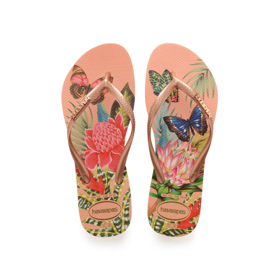 Havaianas Slim Tropical flip-flop papucs, mintás korall - MYBRANDS.HU