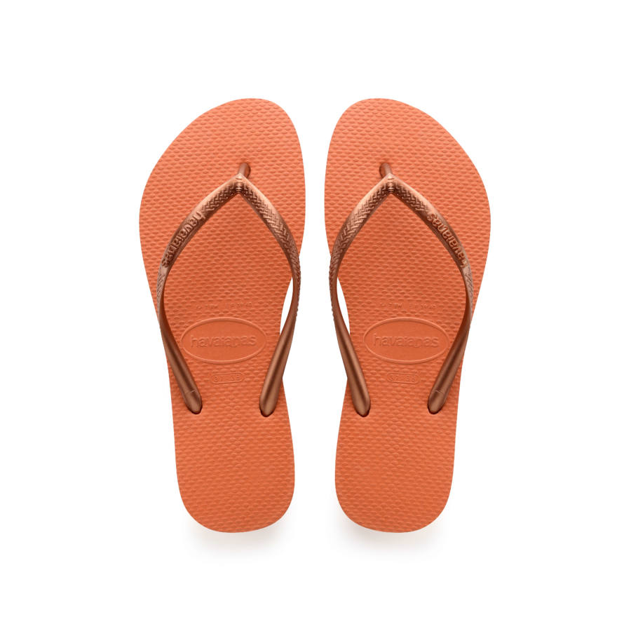 Havaianas Slim flip-flop papucs, narancssárga/bronz - MYBRANDS.HU