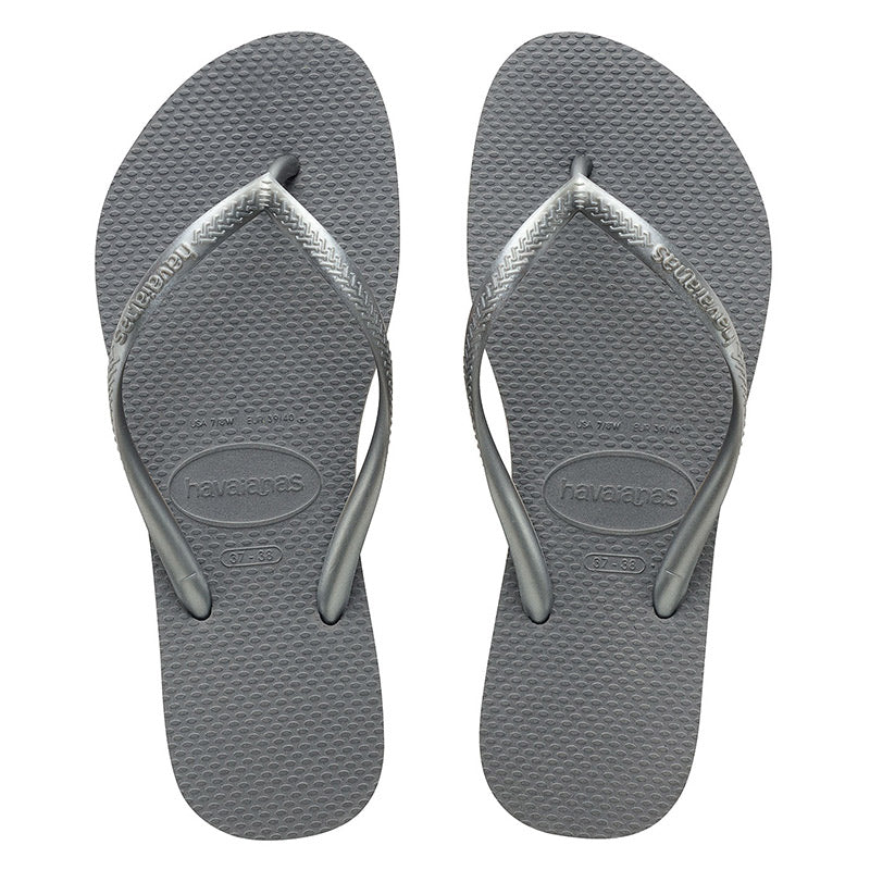 Havaianas Slim flip-flop papucs, szürke/ezüst - MYBRANDS.HU