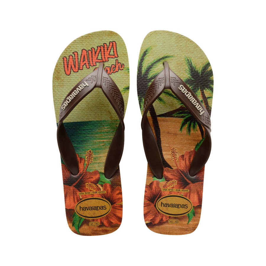 Havaianas Surf flip-flop papucs, barna/bézs - MYBRANDS.HU