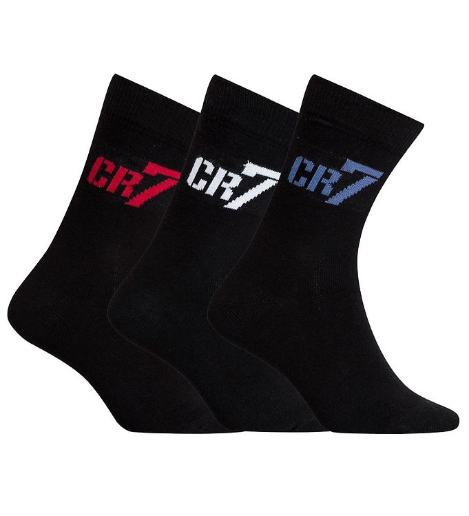 CR7 Gyerek zokni 3 darabos fekete/piros/kék/fehér - MYBRANDS.HU