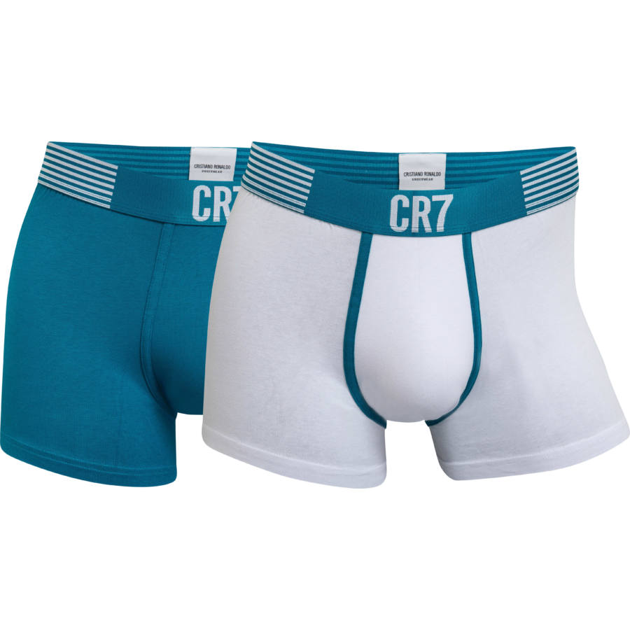 CR7 Férfi alsónadrág 2 darabos fehér/kék - MYBRANDS.HU
