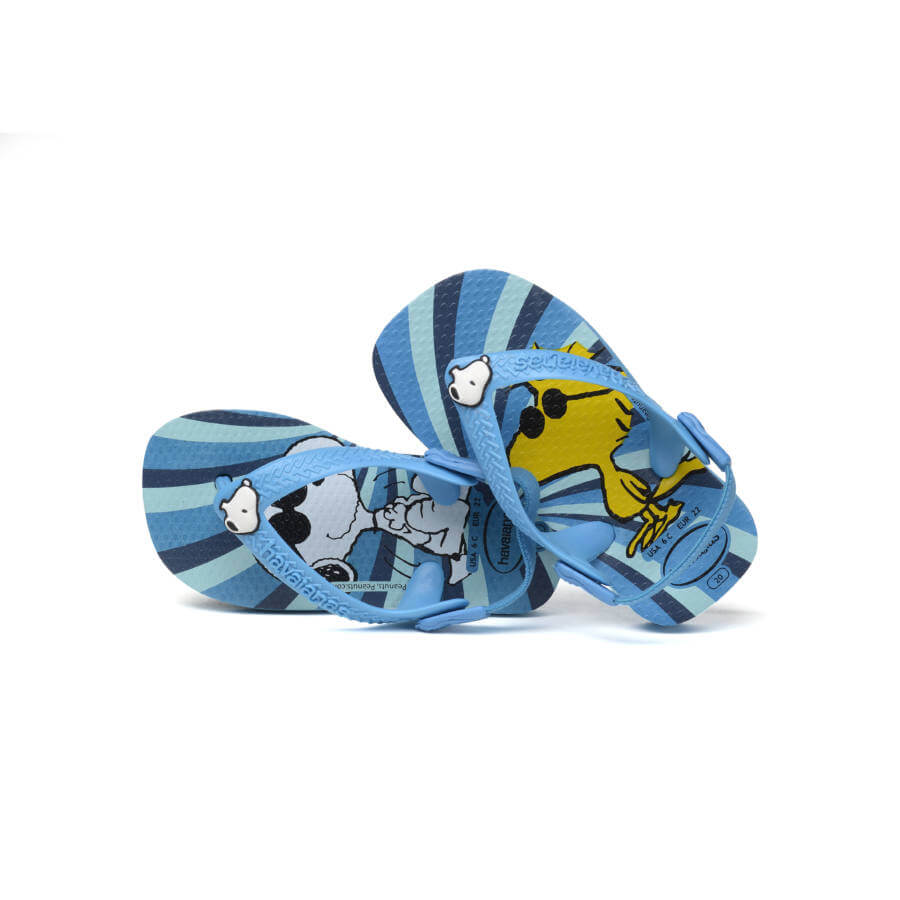 Havaianas Bébi Snoopy mintás flip-flop papucs, kék - MYBRANDS.HU