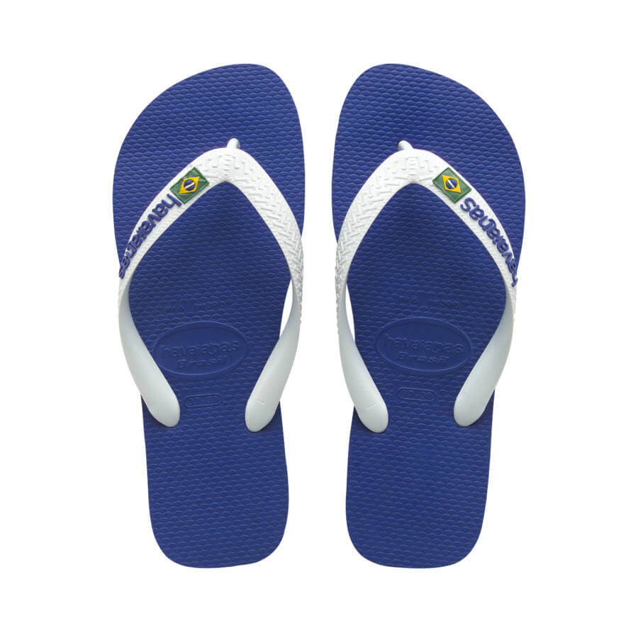 Havaianas Brasil Logo flip-flop papucs, sötétkék - MYBRANDS.HU