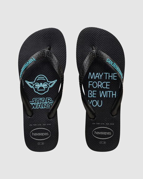 Havaianas Star Wars flip-flop papucs, fekete-kék - MYBRANDS.HU