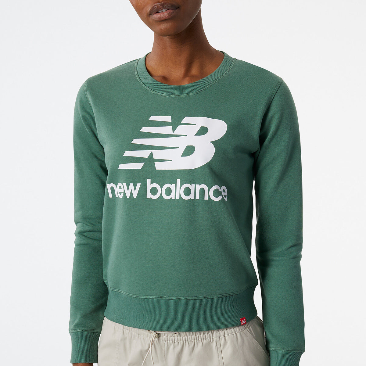 New Balancenői pulóver, zöld - MYBRANDS.HU