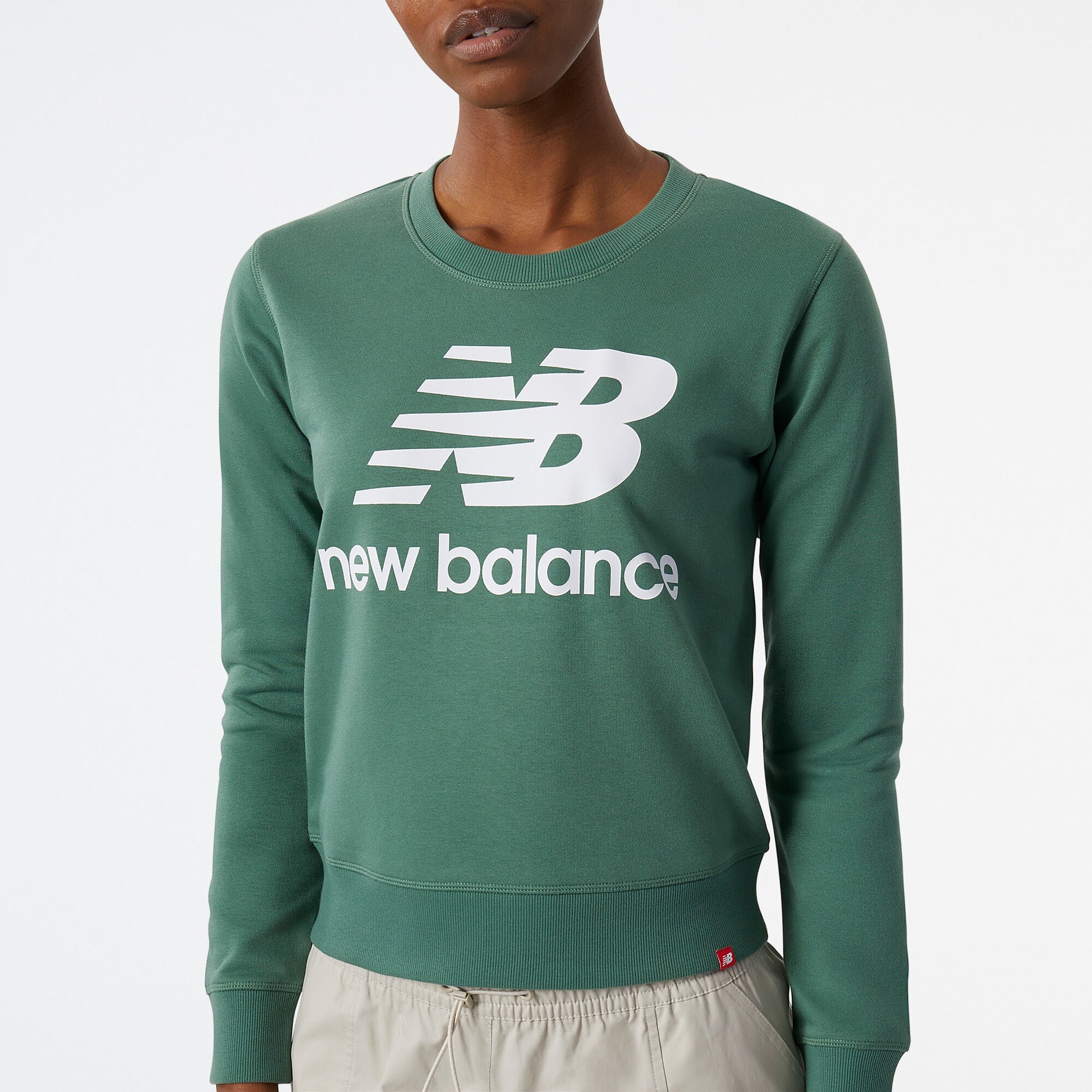 New Balance  női pulóver, zöld - MYBRANDS.HU