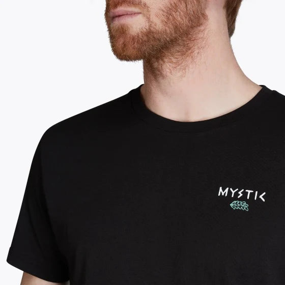 Mystic férfi mintás póló fekete - MYBRANDS.HU