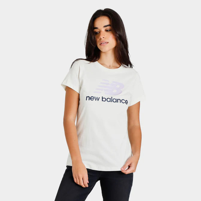 New Balance női póló, krémszín - MYBRANDS.HU
